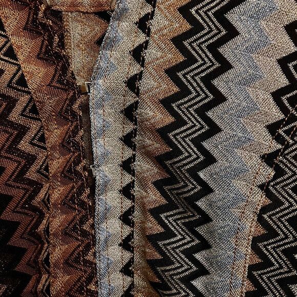 Missoni Multicolor Metallic Slim Fit Long Sleeve Size 42 - Picture 6 of 17